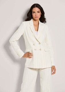 Oversize-Blazer mit Nadelstreifen thumbnail 2