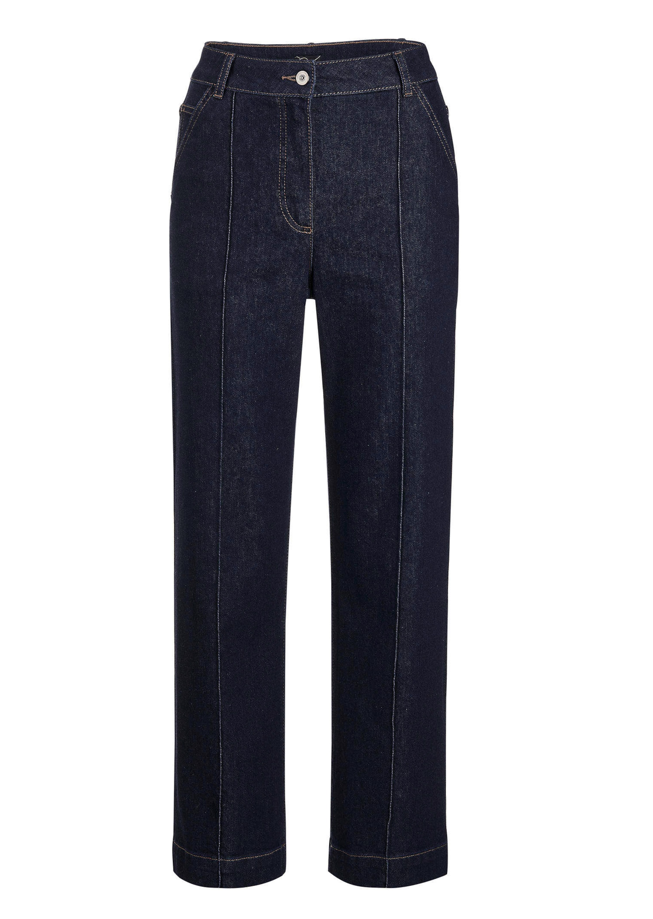 Jeans-culotte VERA met een verstevigde tailleband