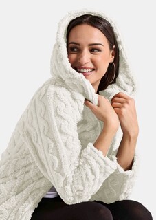 Legere Fleecejacke mit Kapuze thumbnail 3