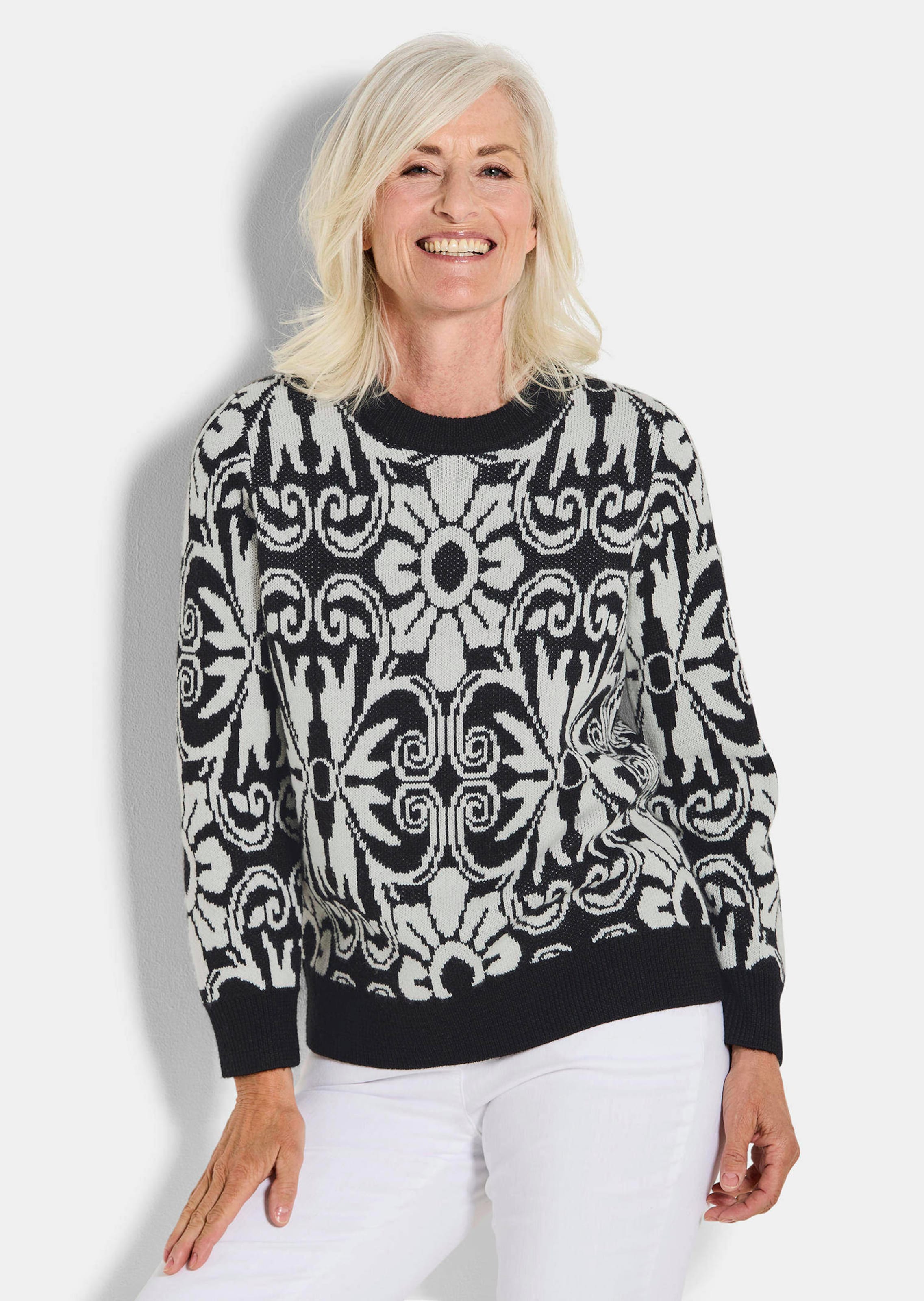 Strickpullover mit Schurwolle
