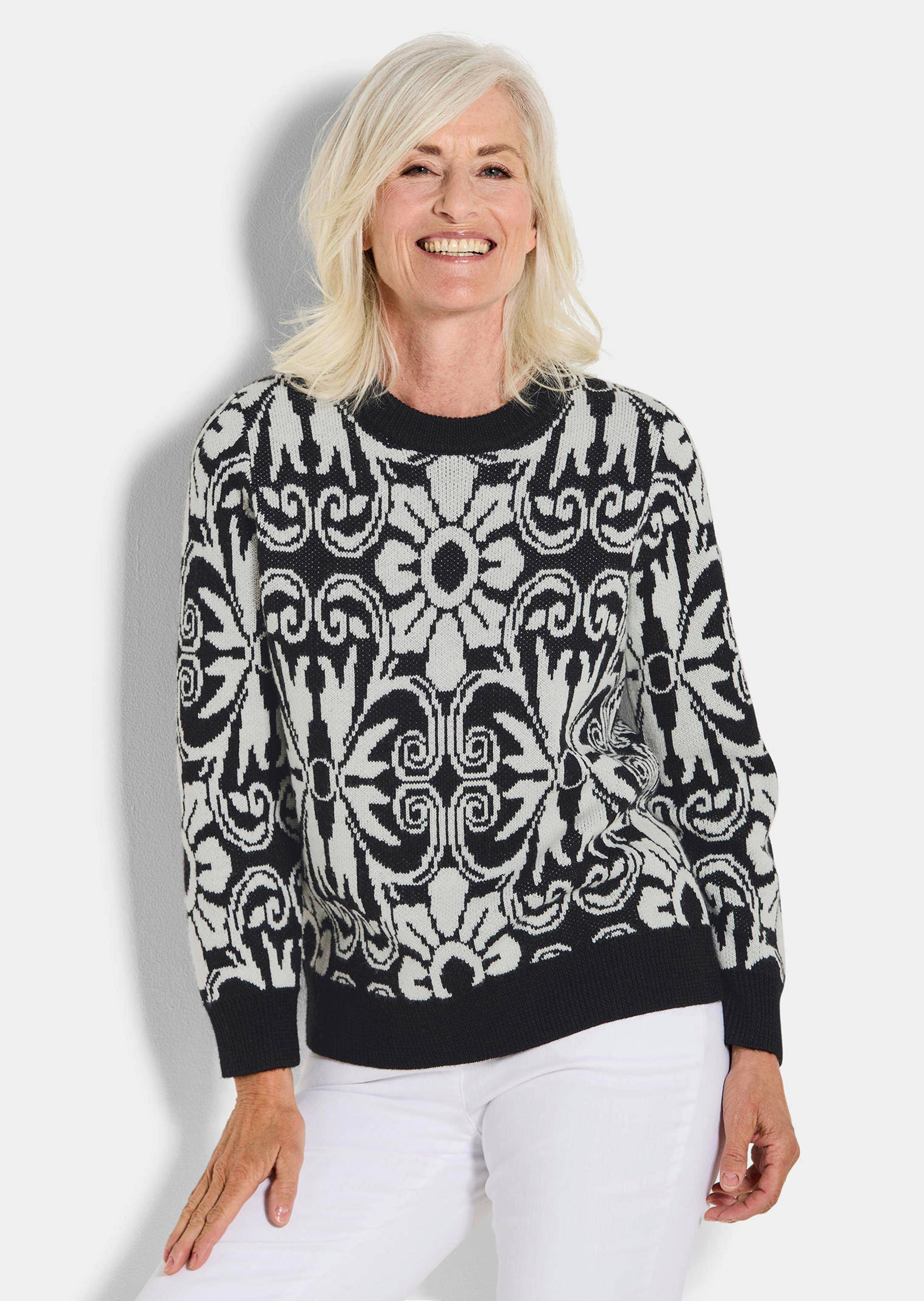 Strickpullover mit Schurwolle