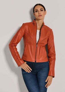 Veste. Cuir nappa d'agneau thumbnail 2