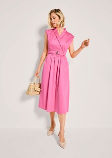 Ärmelloses Sommerkleid mit Raffungen thumbnail 5