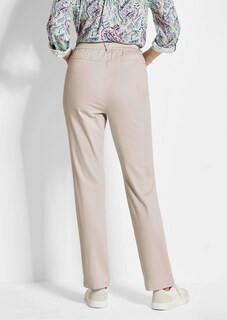 Broek LOUISA met elastische tailleband, van katoen-satijn thumbnail 3
