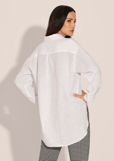 Leinenhemd im Oversize-Look thumbnail 4