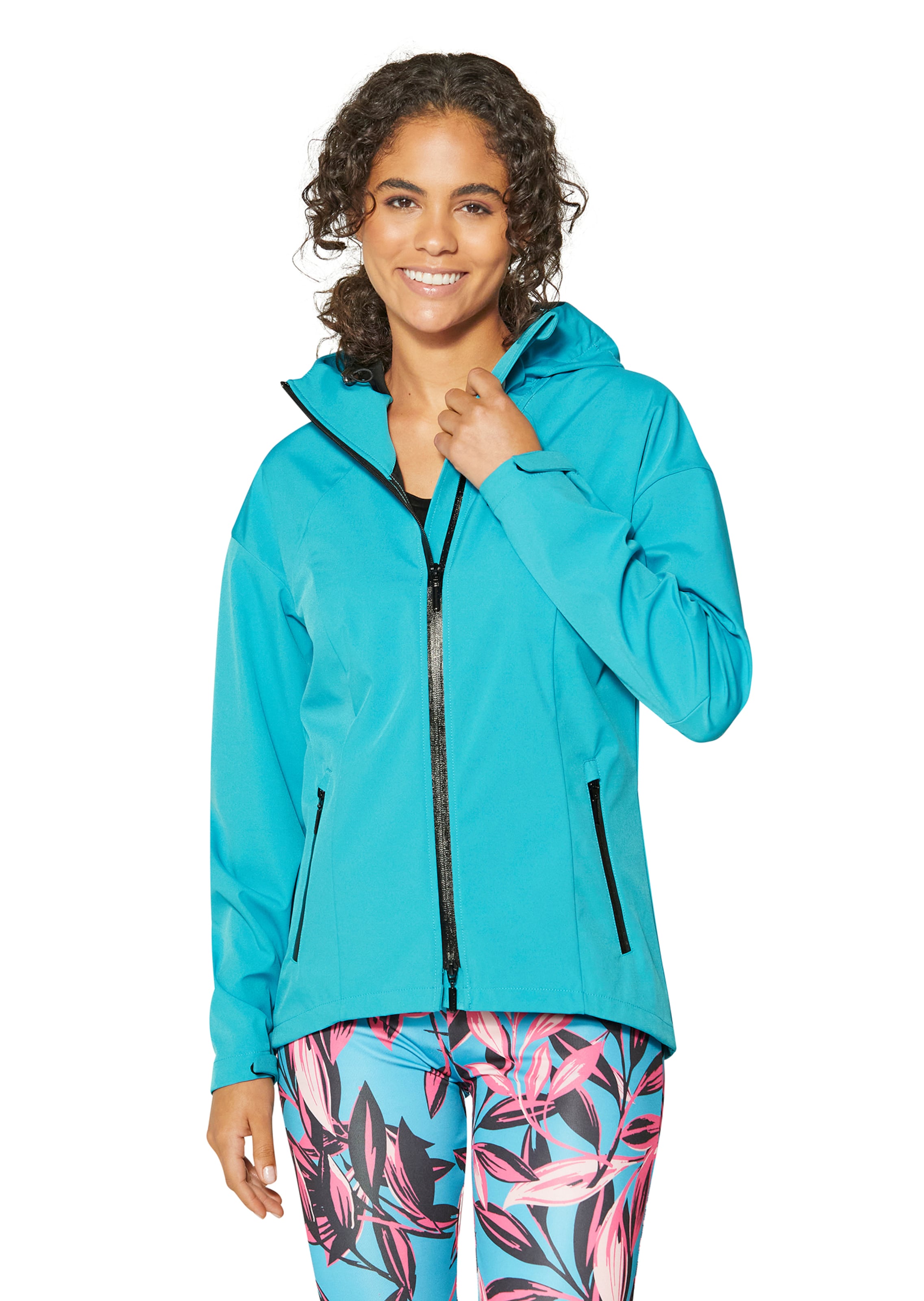 Outdoorjacke mit Kapuze und vielen Details