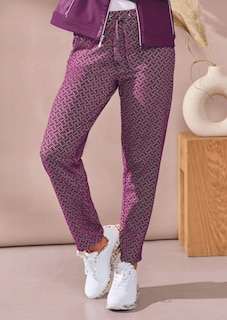 Freizeithose mit Glanz-Details thumbnail 5