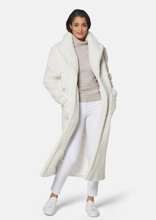 Manteau long en fausse fourrure thumbnail 3