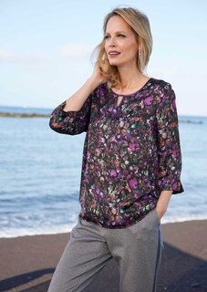 Blouse imprimée soyeuse et fluide thumbnail 7