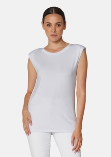 Sleeveless shirt with fashionable shoulder accentuation thumbnail 2