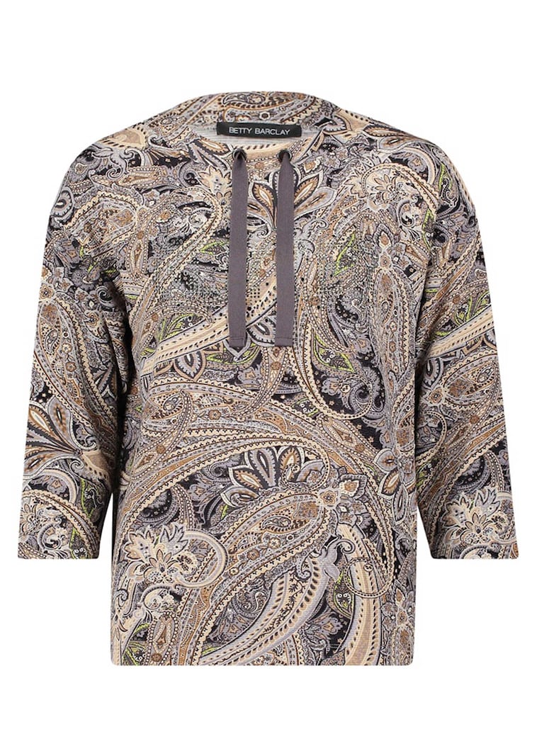 Sweat-shirt avec motif cachemire