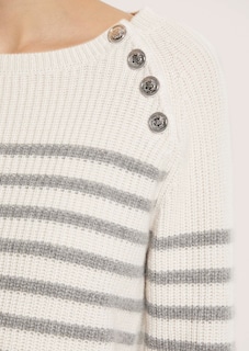 Rundhals-Pullover im Ringellook thumbnail 6