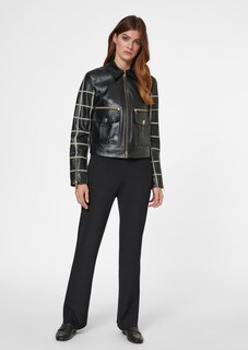 Veste. Cuir nappa d'agneau thumbnail 3
