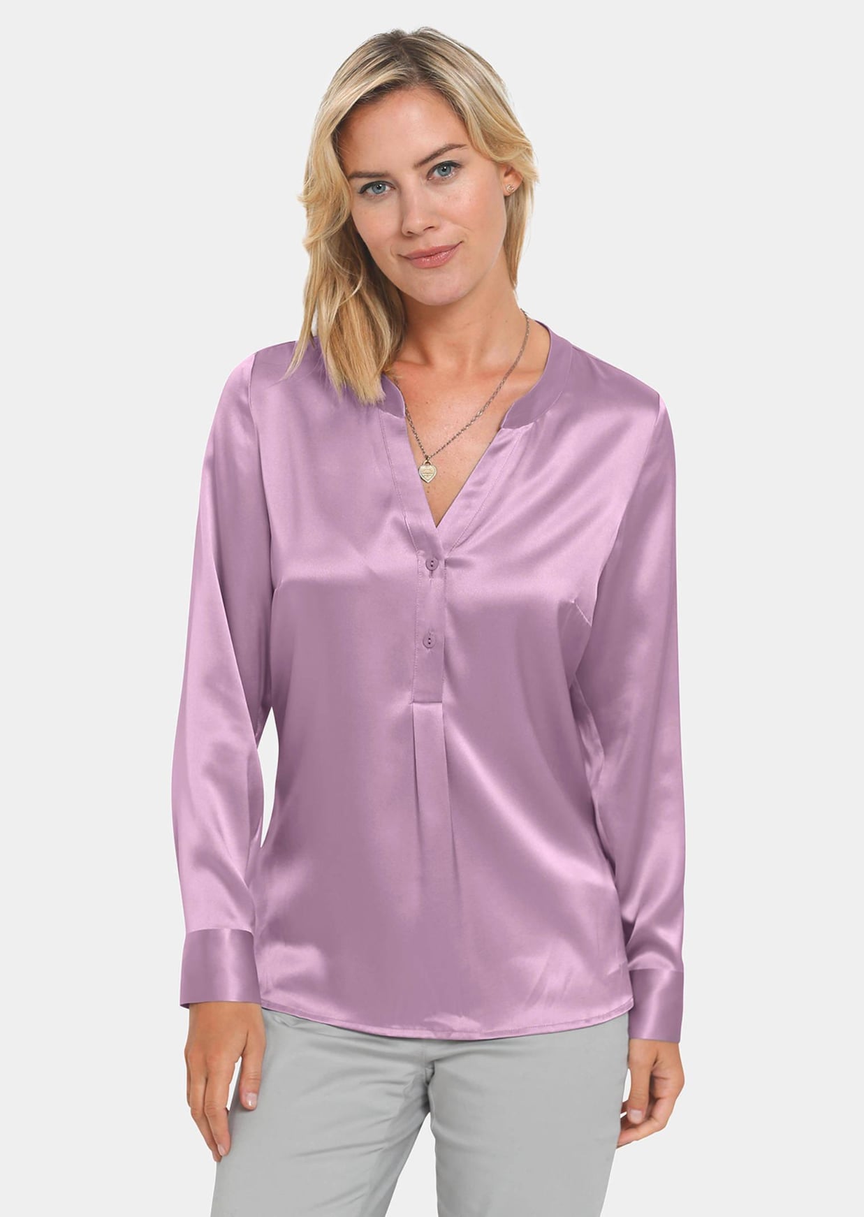 Trageangenehme Bluse aus feinster Seide