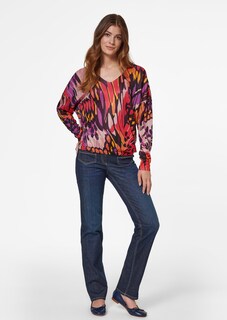 Kimono-Pullover mit Unikat-Print thumbnail 3