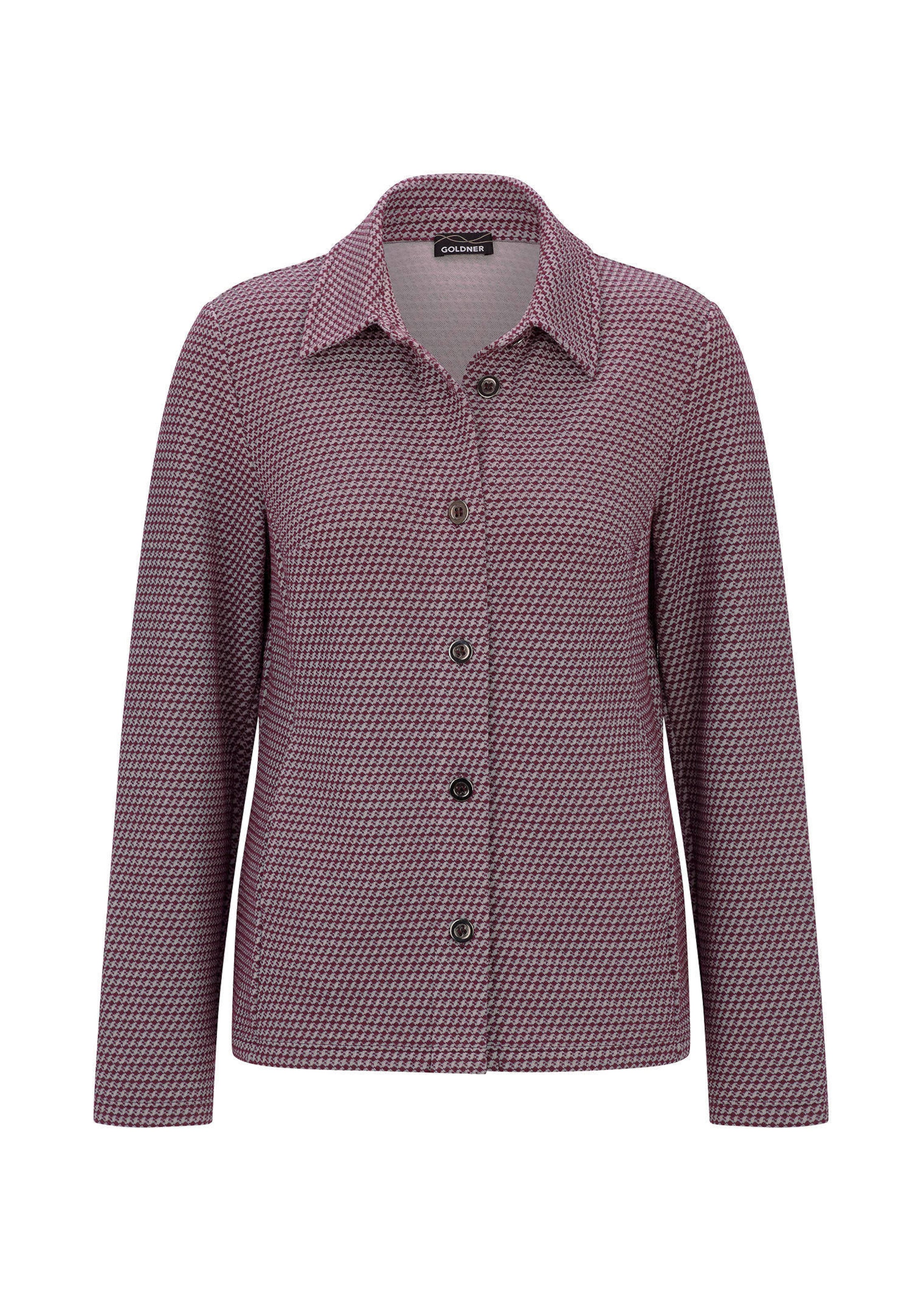 Hemdjacke mit Pepita-Muster