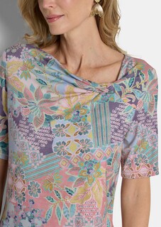 Jersey-Shirt mit Knotendetail thumbnail 5
