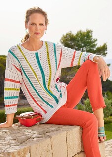 Strickpullover mit U-Boot-Ausschnitt thumbnail 7