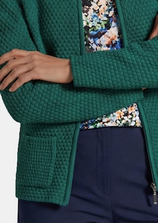 Strickjacke mit 3D-Effekt-Struktur thumbnail 5