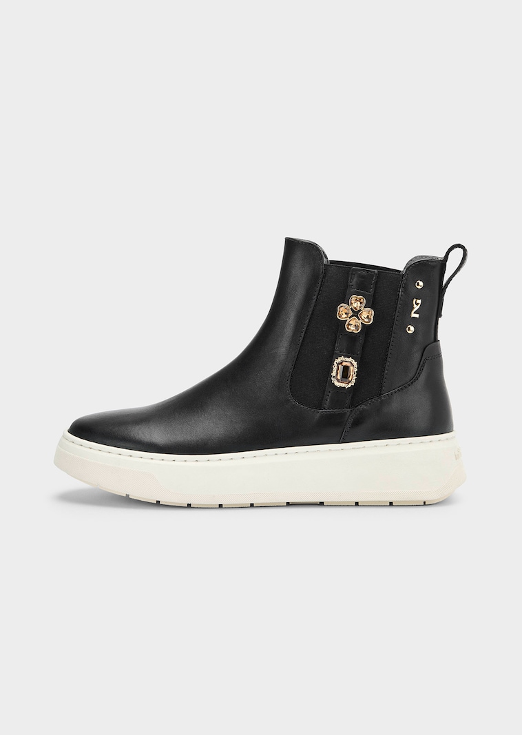 Chelsea Boots mit Schmuckelementen