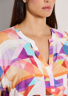 Schlupf-Bluse mit farbenfrohem Druck thumbnail 6