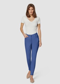 Jeans met fijne franjezoom thumbnail 3
