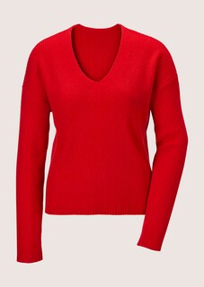 Kaschmir-Pullover mit V-Ausschnitt thumbnail 7