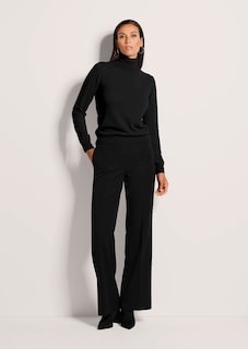 Cashmere roll neck jumper thumbnail 3