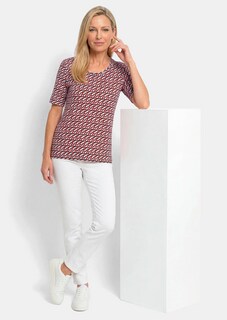 T-shirt en viscose avec un bel imprimé 3D thumbnail 4