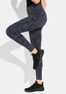 Leggings mit hohem Bund und modischem Druck thumbnail 3