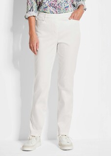 Pantalon LOUISA à taille élastique en coton satiné thumbnail 1