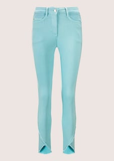 Slim-fit jeans met rafelzoom thumbnail 7