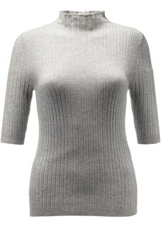 Strickpullover mit Stehkragen und Halbarm thumbnail 2