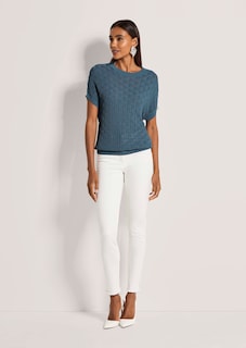 Pull léger en maille ajourée thumbnail 3