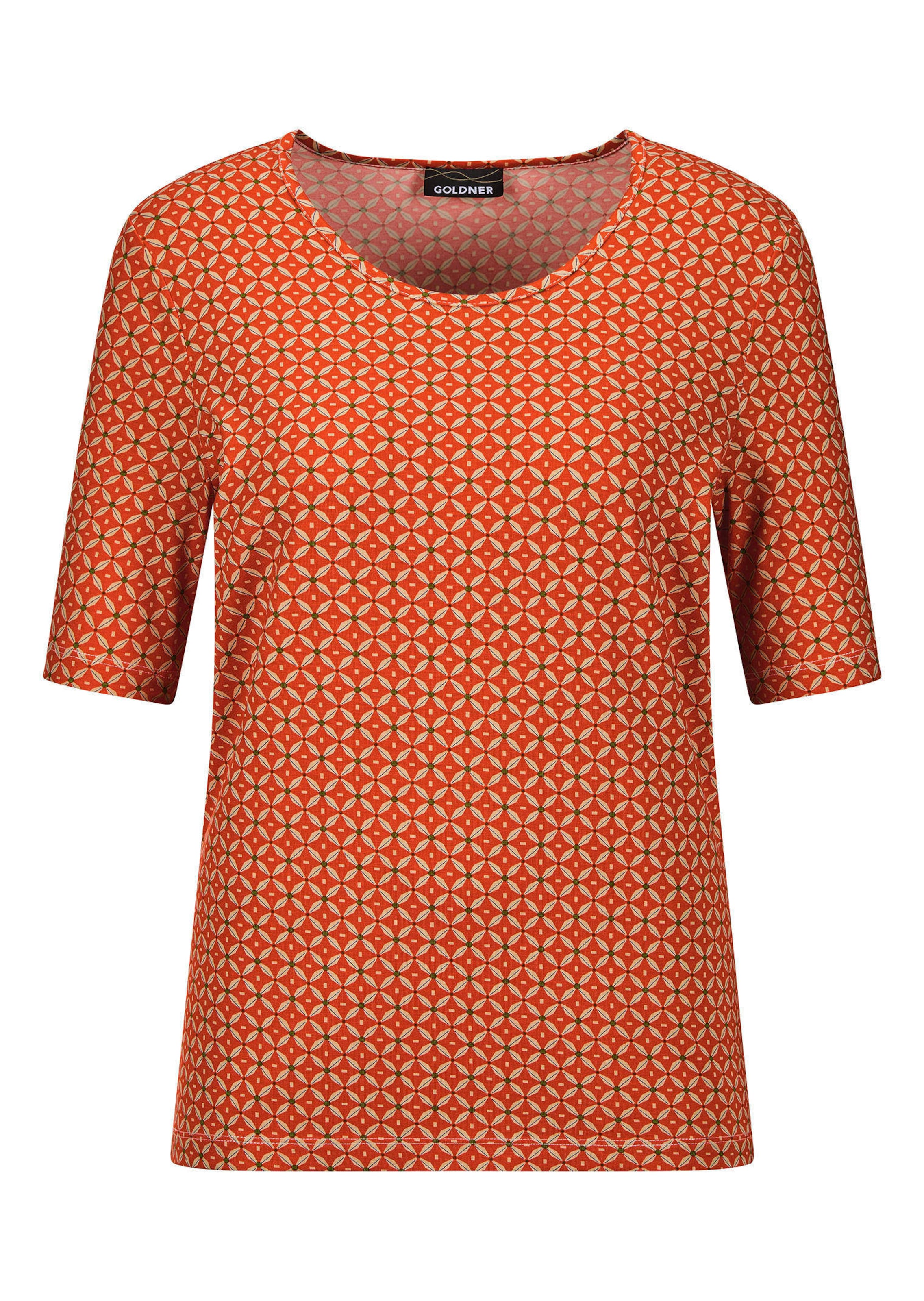 Jersey shirt met minimal-print