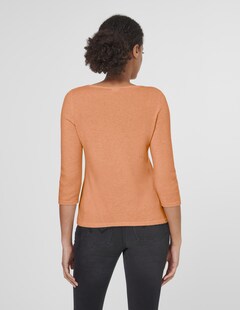 Cashmere jumper with boat neckline thumbnail 3