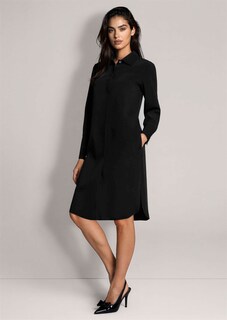 Hemdblusenkleid mit lässiger Silhouette thumbnail 3