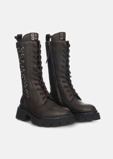 Hohe Boots mit Glitzer-Ornamenten thumbnail 2
