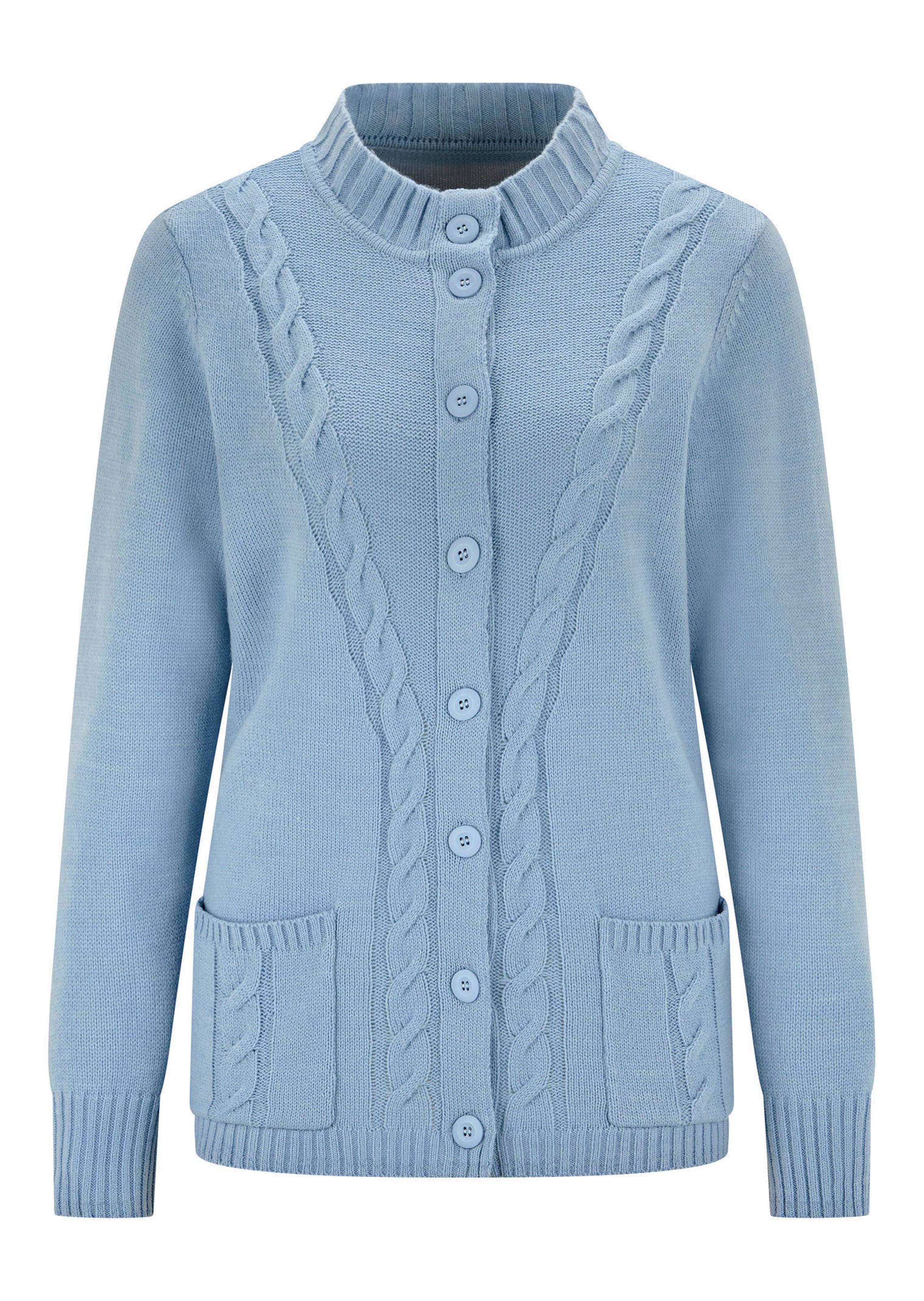 Cardigan avec motif torsadé