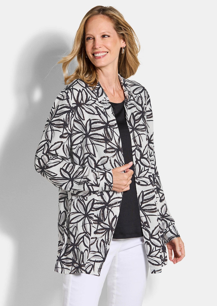 Overhemdblouse van pure viscose