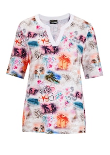Printshirt aus Viskosejersey thumbnail 6