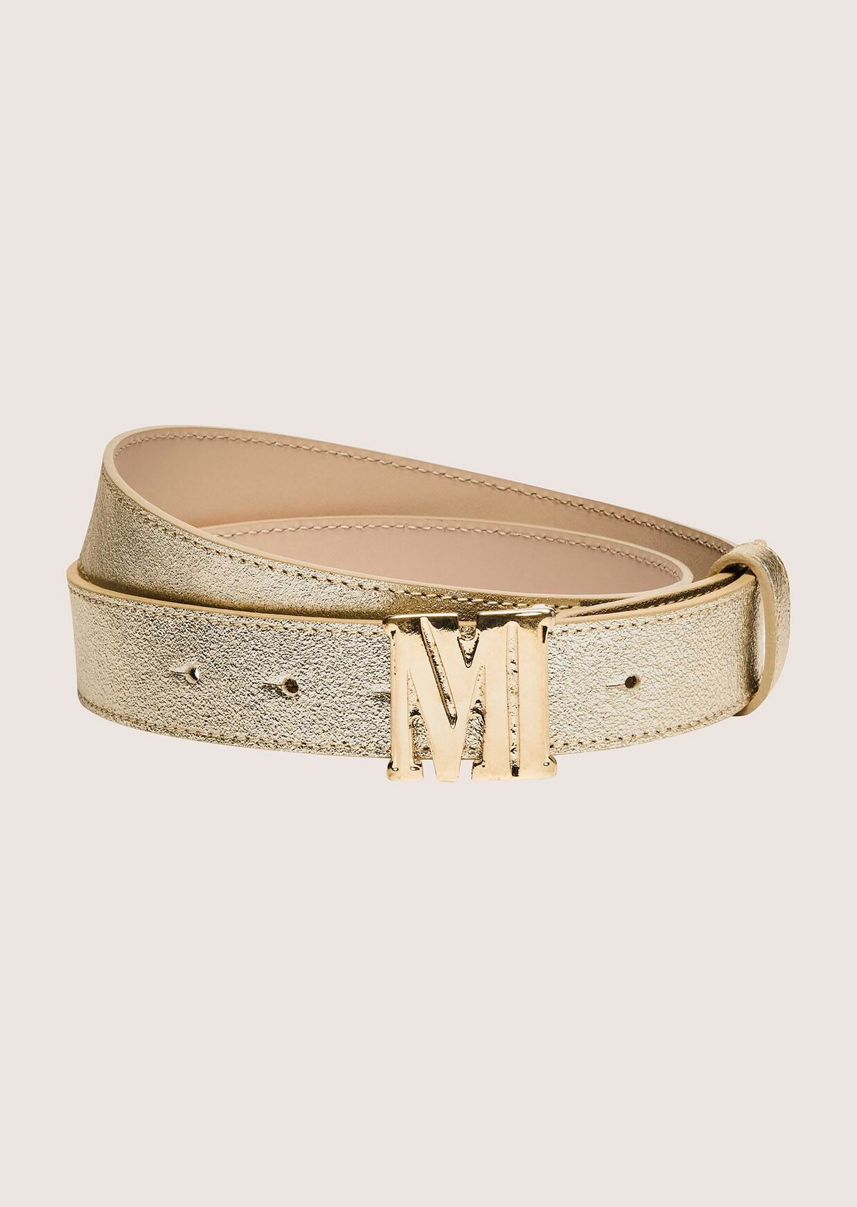 Elegant leather belt