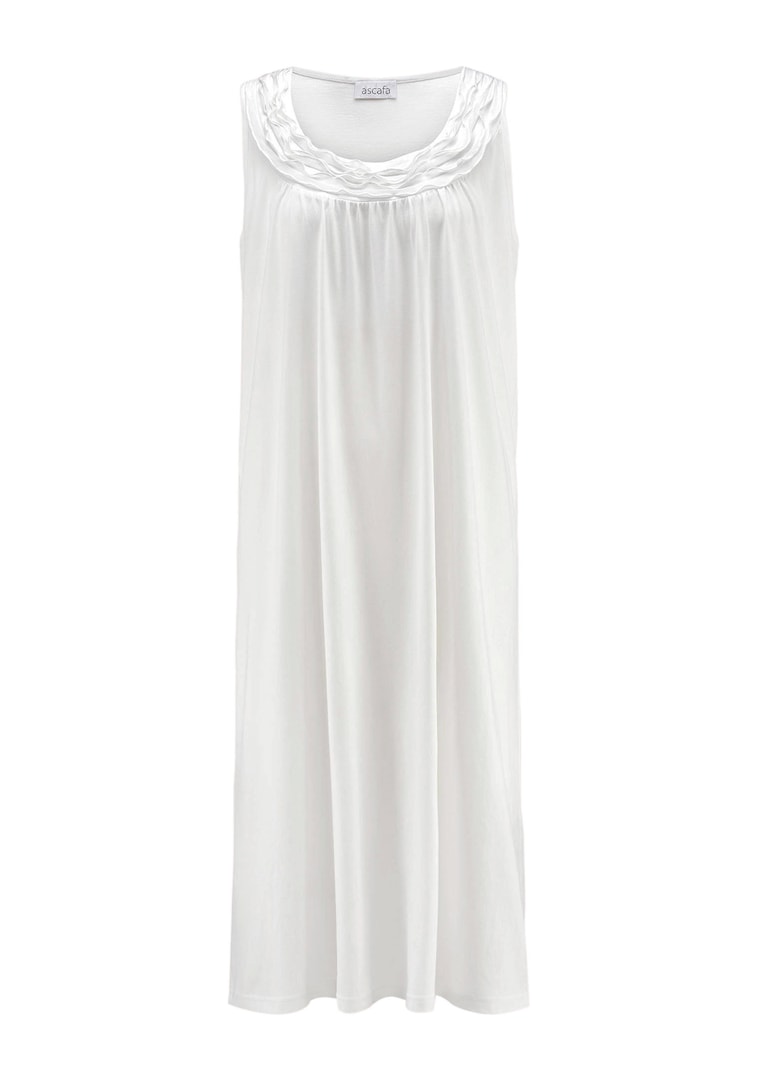 Langer nachthemd met ruches