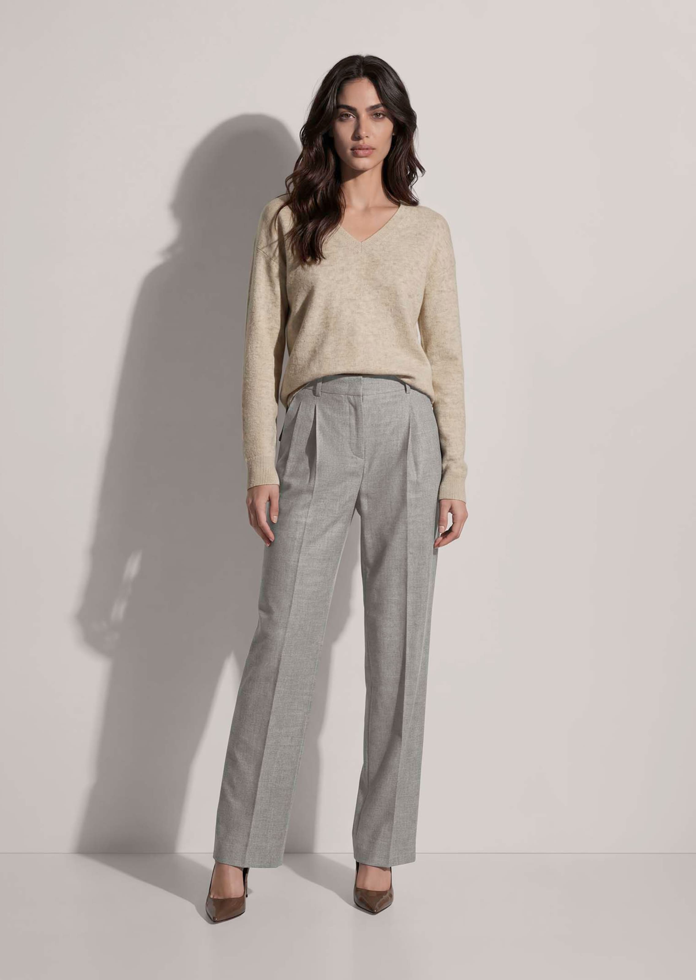Trui met V-hals, van Good Cashmere