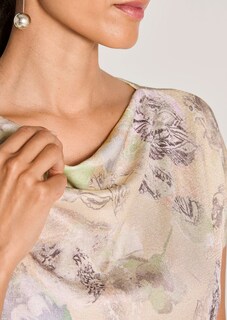 Ärmelloser Pullover mit Wasserfallkragen thumbnail 6