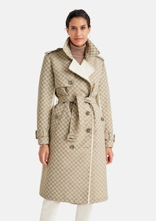 Trenchcoat mit edlem M-Logo-Jacquard thumbnail 2