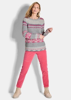 Pullover im modischen Norwegermuster thumbnail 2