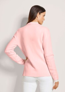 Gebreide blazer met kasjmier thumbnail 4