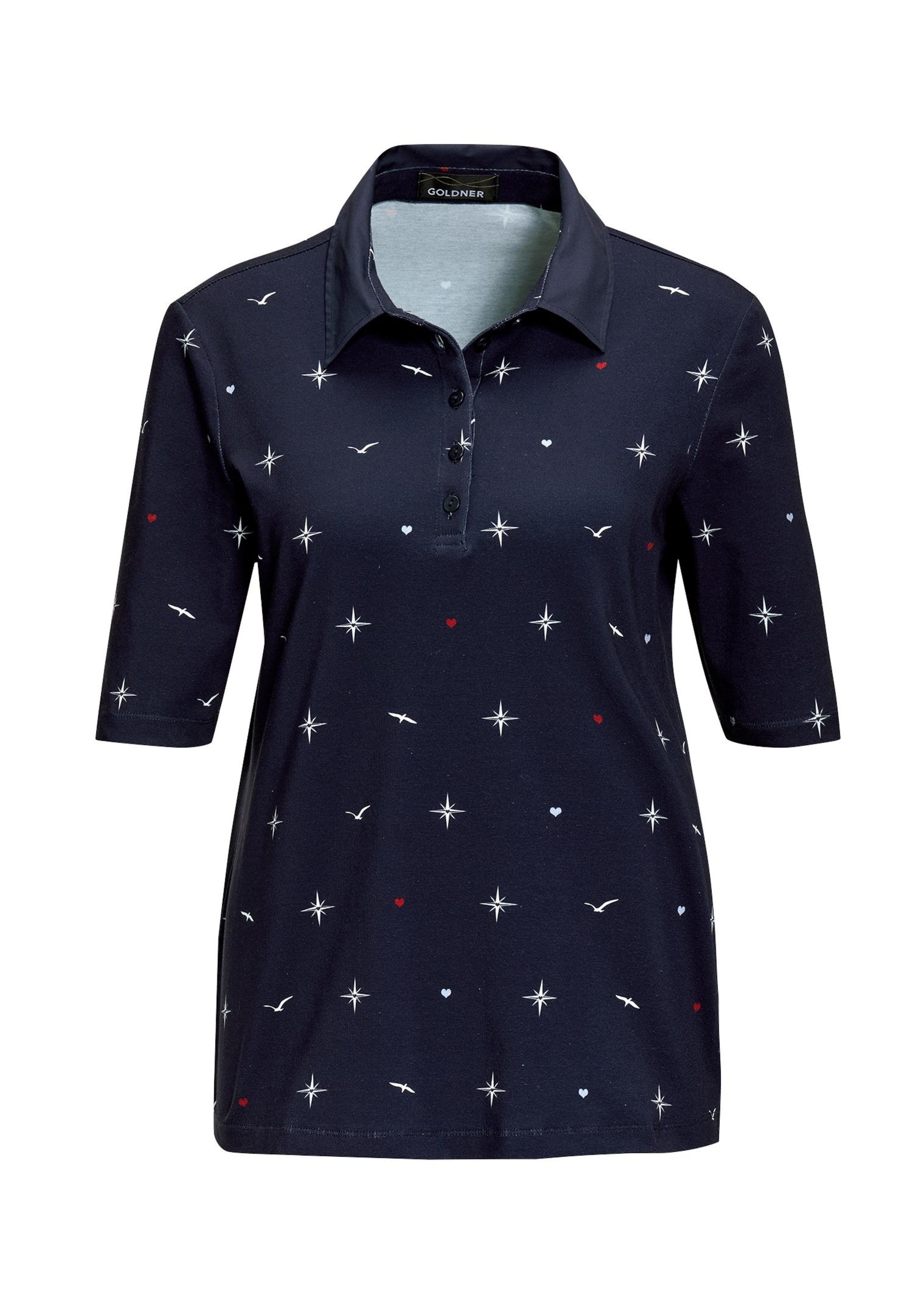 Bildschönes Druck-Poloshirt