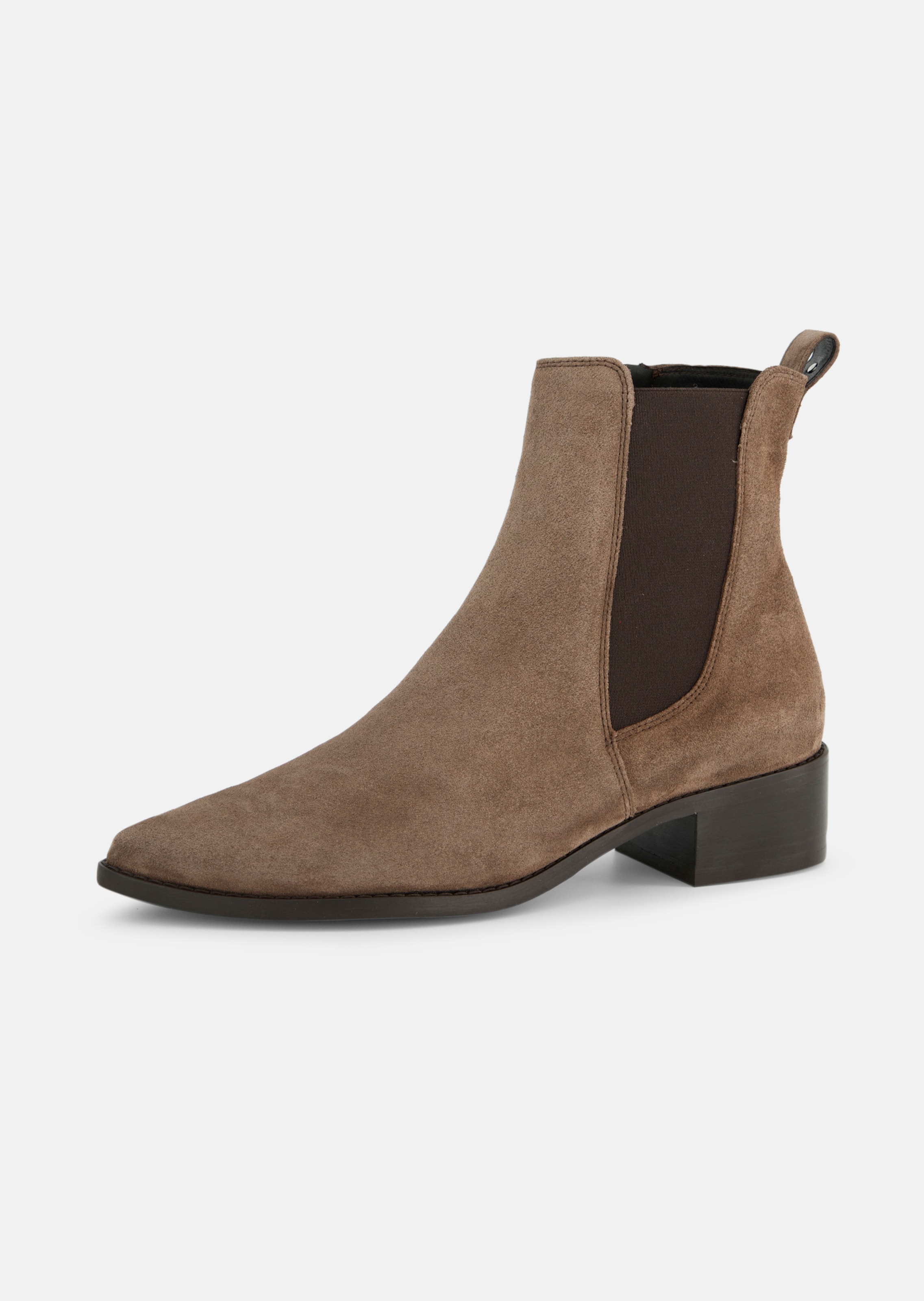 Chelsea-Stiefeletten mit spitzer Kappe